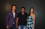 Shraddha Kapoor, Tiger Shroff, Sabbir Khan at Baaghi promotions in Mumbai on 22nd April 2016
